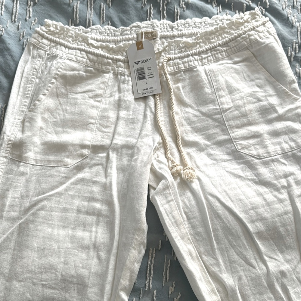 NWT Roxy Linen Pants